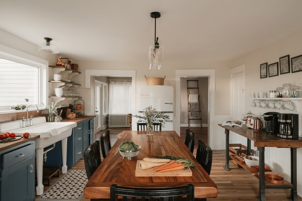 Farmhouse kitchen in rural Kentucky
